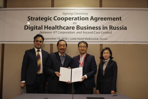 KT-어센드케어, 러시아 디지털 헬스케어 시장 공동진출
